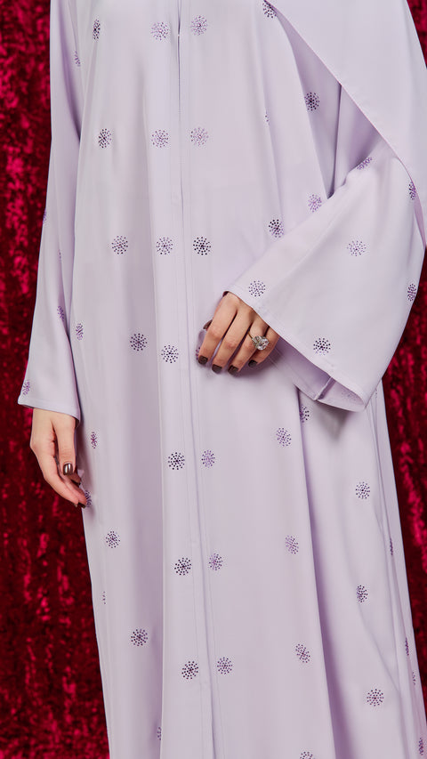 Korean Nidha Aleppo Lilac Abaya