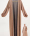 Lurex Jersey Amber Bronze Cardigan