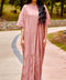 Creased HM Silky Armani Dress Pleated Dusty Pink