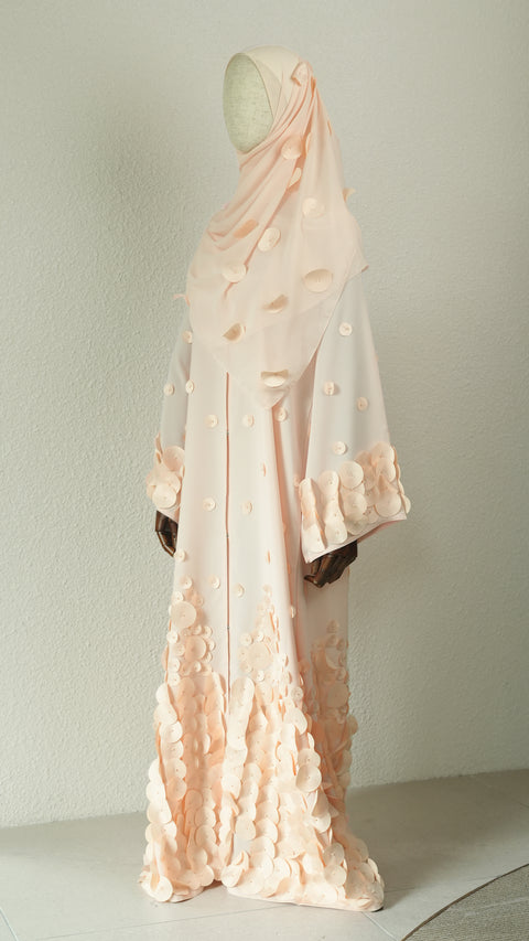 Korean Nidha Ayesha Wheat Abaya