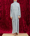 Korean Nidha Azna Light Greyish Blue Abaya