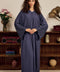 Korean Zoom Ahwar Persian Violet Abaya