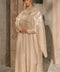 Organza Alrayah Pale Champagne Abaya