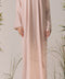 Korean Nidha Ankara Peach Blossom Abaya