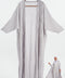 Creased HM Silky Armani Pleated Grey Cardigan