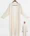 Creased HM Silky Armani Pleated Off White Cardigan