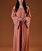 Korean Nidha Fez Salmon Pink Abaya