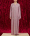 Korean Nidha Asalem Dusty Pink Abaya
