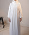 Korean Nidha Balkash Frost White Abaya