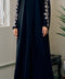 Korean Nidha Bursa Obsidian Silver Abaya
