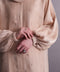 Korean Organza Karama Champagne Abaya