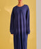 Cotton Modal Comfort Dark Blue Dress