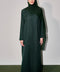 Cotton Linen Dayana Emerald Green Abaya