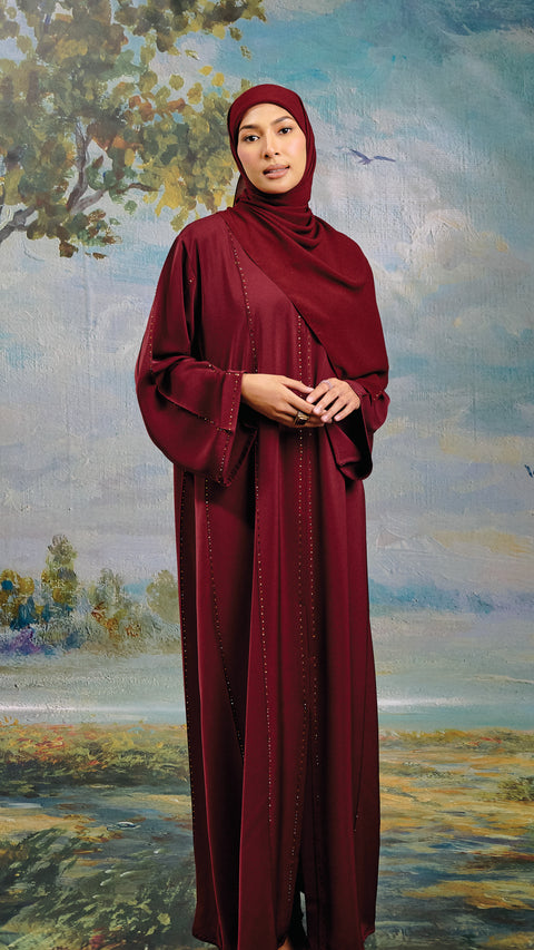 Korean Nidha Dilnaz Redberry Abaya