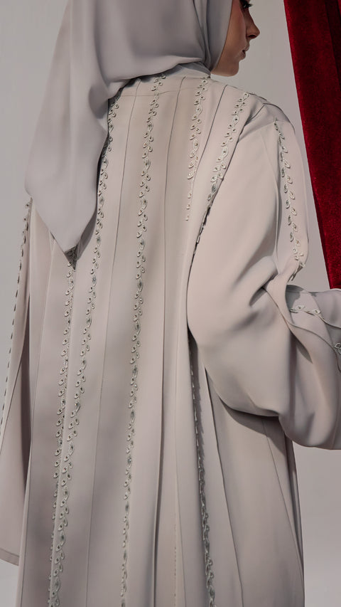 Korean Nidha Elfani Limestone Abaya