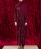Korean Zoom Emet Burgundy Abaya