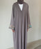 Korean Crepe Ghania Purple Coat