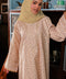 Cotton Hadim Light Yellow Abaya