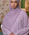 Korean Nidha Haurin Dusty Purple Abaya