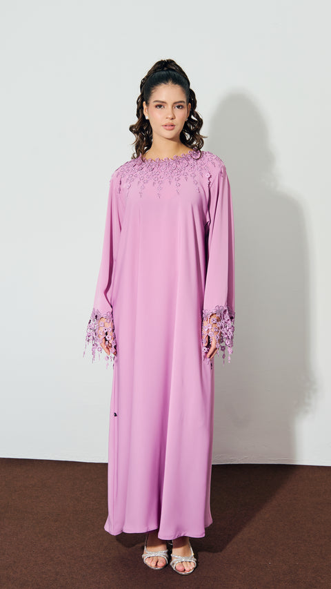 Korean Nidha Hawalli Purple Dress