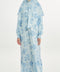 Silky Crepe Inaaya Blue Dress