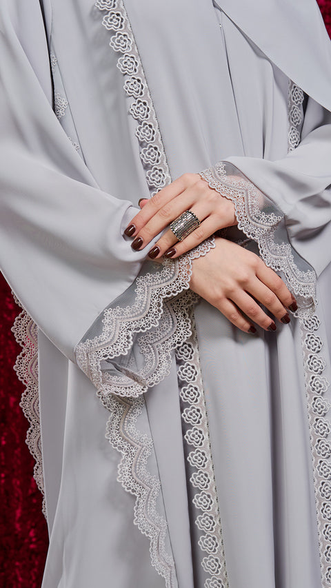 Korean Nidha Ismailia Limestone Abaya