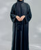 Korean Nidha Irdina Obsidian Black Abaya