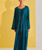 Armani Silk Kailash Teal Green Dress