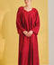 Armani Silk Kailash Wine Red Dress