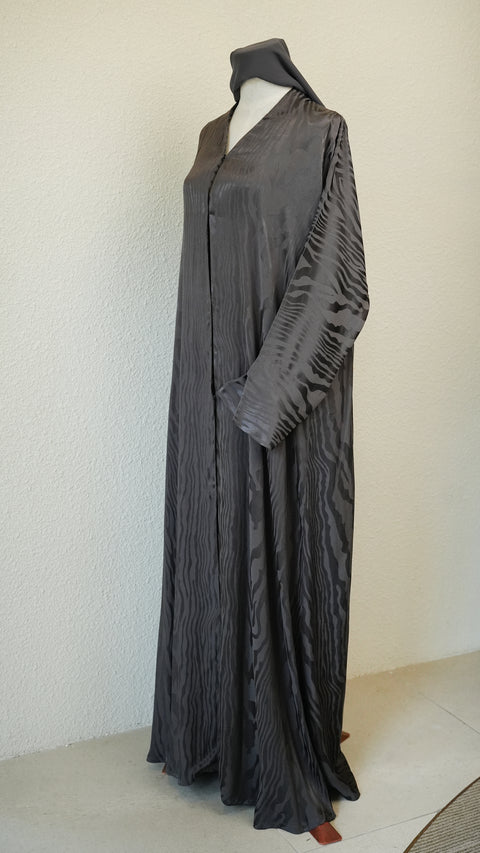Kayangan Anatolia Obsidian Ash Abaya