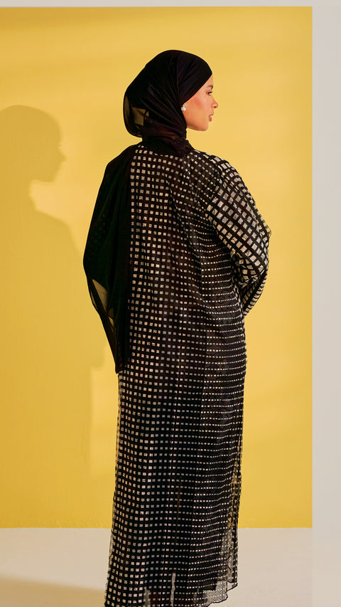 Soft Lace Kozan Abaya