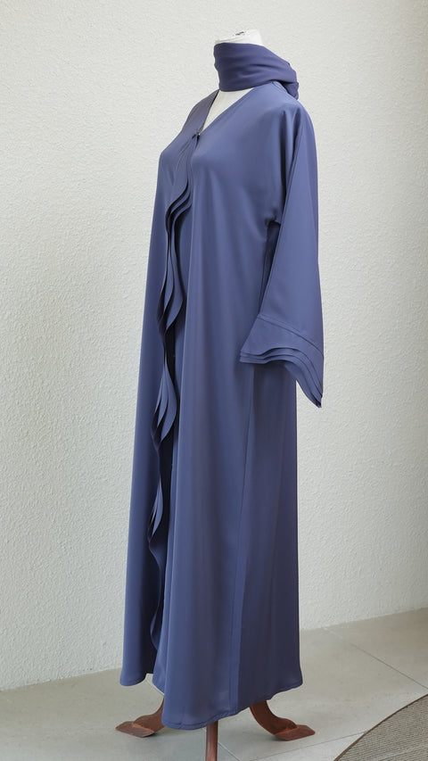 Korean Nidha Lola Persian Violet Abaya