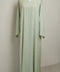 Korean Nidha Lilanur Pastel Green Abaya