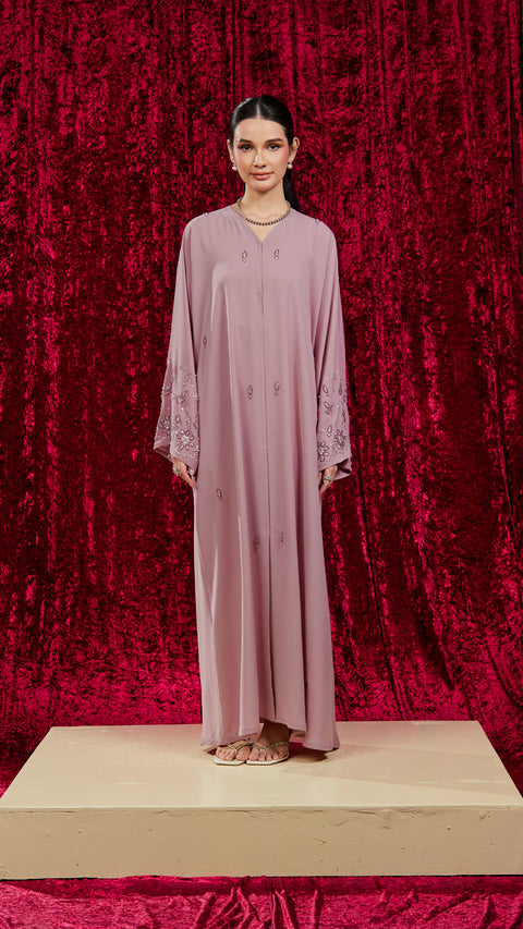 Madaba Rose Pink Abaya