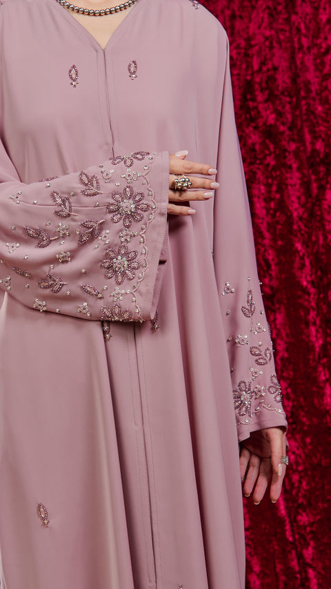 Madaba Rose Pink Abaya