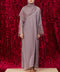 Korean Nidha Mila Pink Mauve Abaya