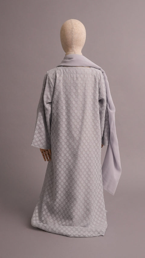 Korean Chiffon Massawa Mini Powder Blue Dress