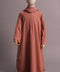 Korean Chiffon Massawa Mini Salmon Pink Dress