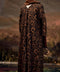 Lace Najaf Mini Golden Brown Abaya