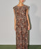 Jersey Nala Marl Brown Dress