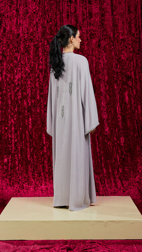 Korean Zoom Nurabad Limestone Abaya