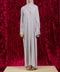 Korean Zoom Qamishli Grey Abaya