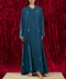 Korean Nidha Ranya Turqoise Abaya
