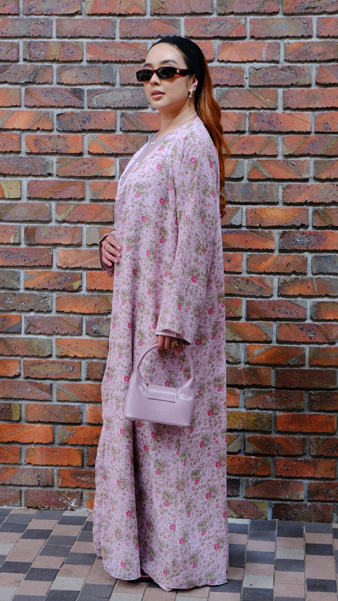 Rosemary Sweet Pink Abaya