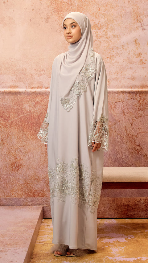 Korean Nidha Rosie Limestone Abaya