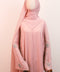Korean Zoom Ruman Pink Abaya