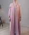 Korean Nidha Salmiya Frosting Pink Abaya