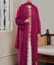 Korean Nidha Salmiya Magenta Abaya