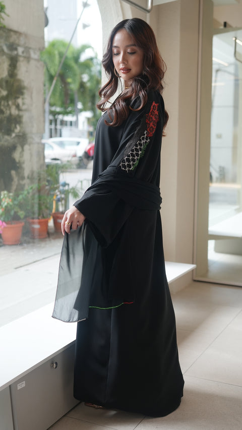 Korean Nidha Sinar Palestine Abaya