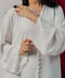 Korean Nidha Waha White Abaya